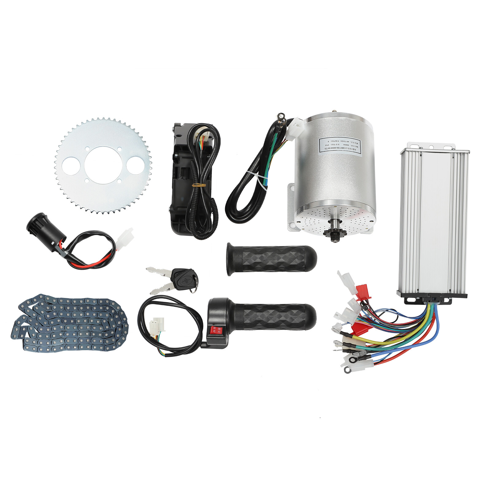 48V-72V 3000W BLDC Motor E-bike Brushless Motor Controller Kit For Scooters US