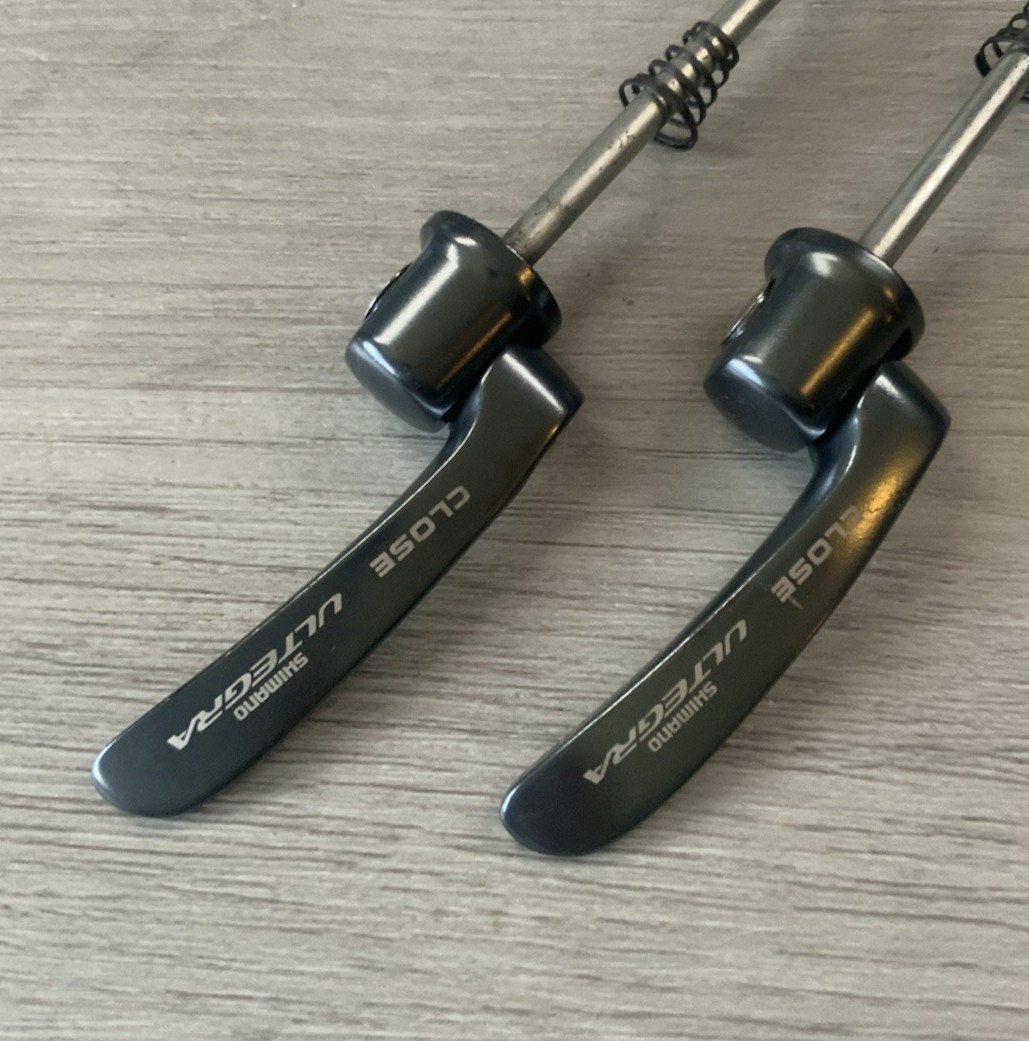 SHIMANO ULTEGRA QUICK RELEASE SKEWER SET 100-130 MM SPACING ALUMINUM 10S MODEL