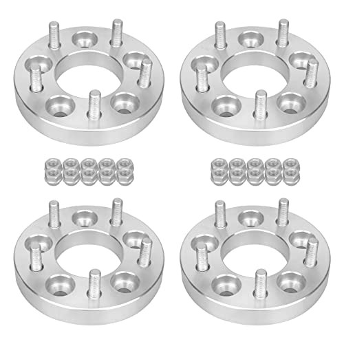 1in 5×4.5 to 5×4.75 Wheel Spacers, 4pcs 5×114.3 M12x1.5 Studs 74mm Bore