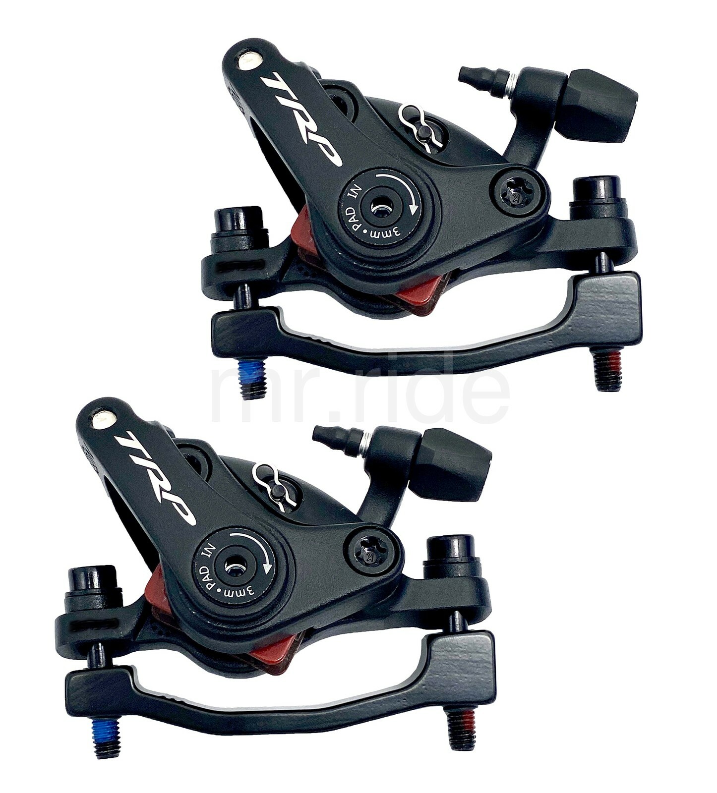 TRP Spyke MTB Mechanical Disc Brake Caliper Post Mount Front+Rear 180mm Black