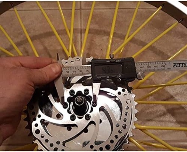 High-Performance Titanium Bike Disc Brake Rotor 140-203mm with Stainless Finish