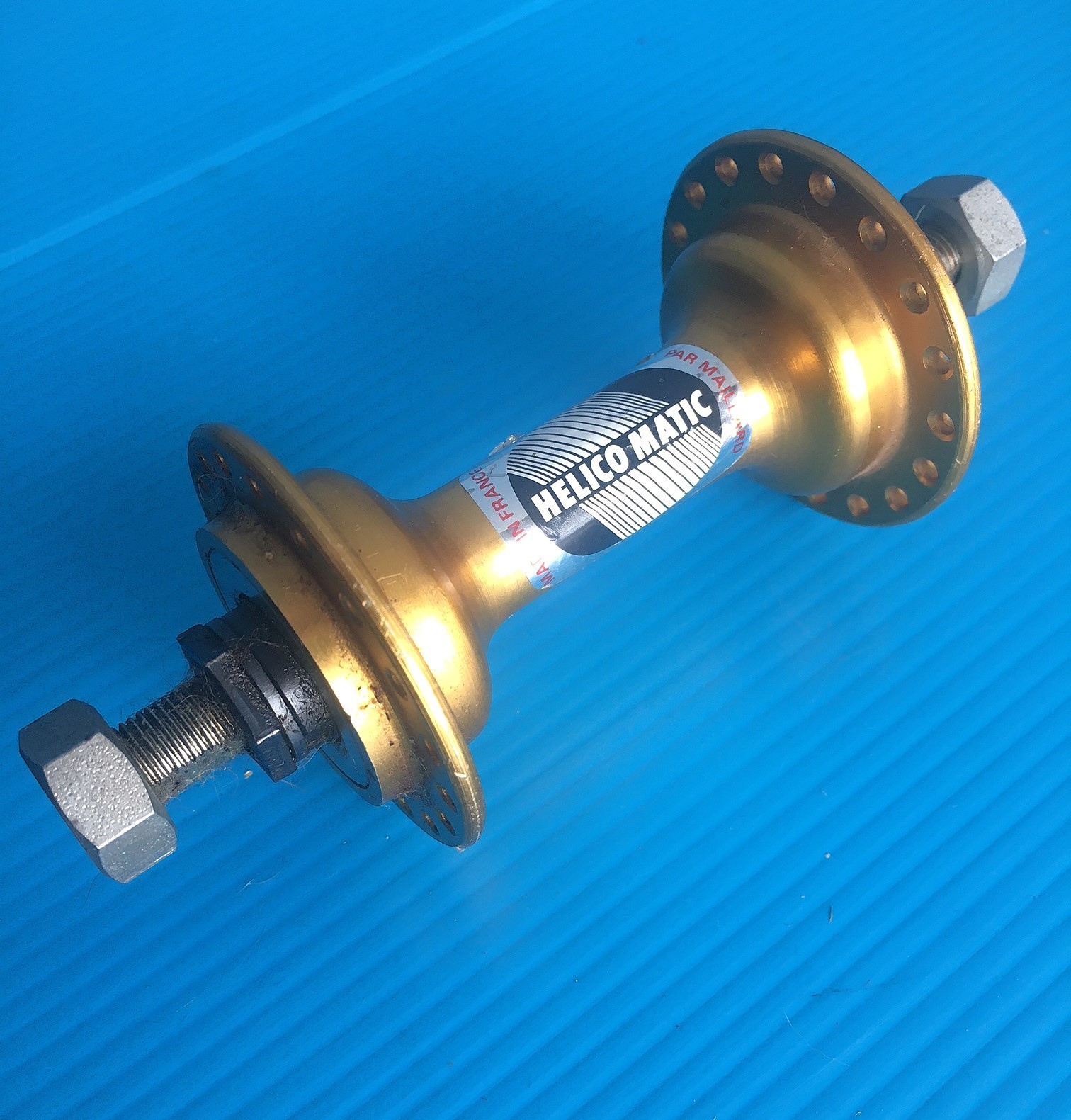 Maillard Front BMX Hub Gold 36 Hole NOS New 1981 Vintage France