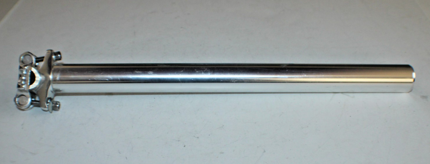 Kalloy Seat Post Tube 305/30.4mm 5mm Offset Silver MTB Gravel Hybrid Commuter :)