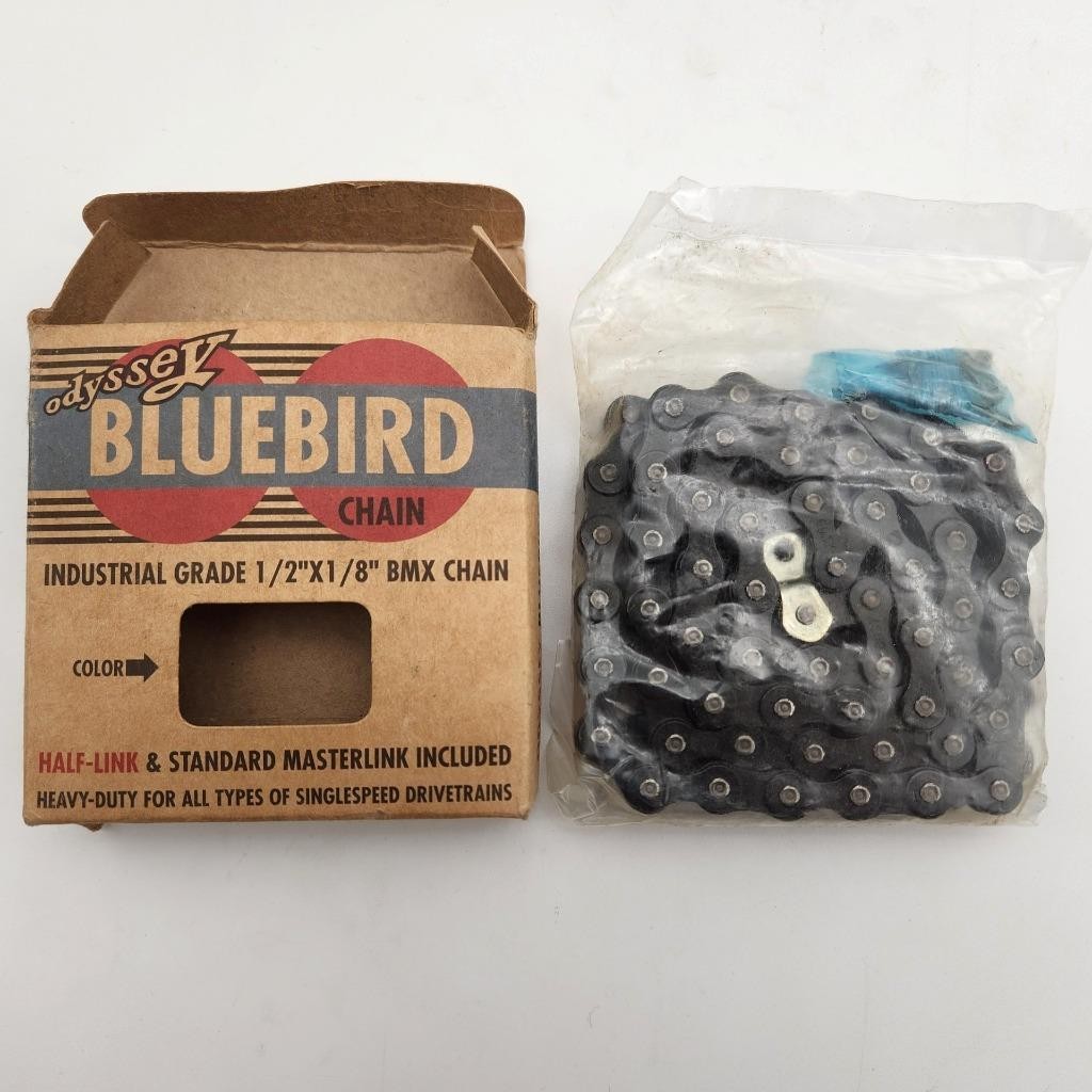 Odyssey Bluebird 1/8″ Single-Speed Bike Chain Black 112L – NOS