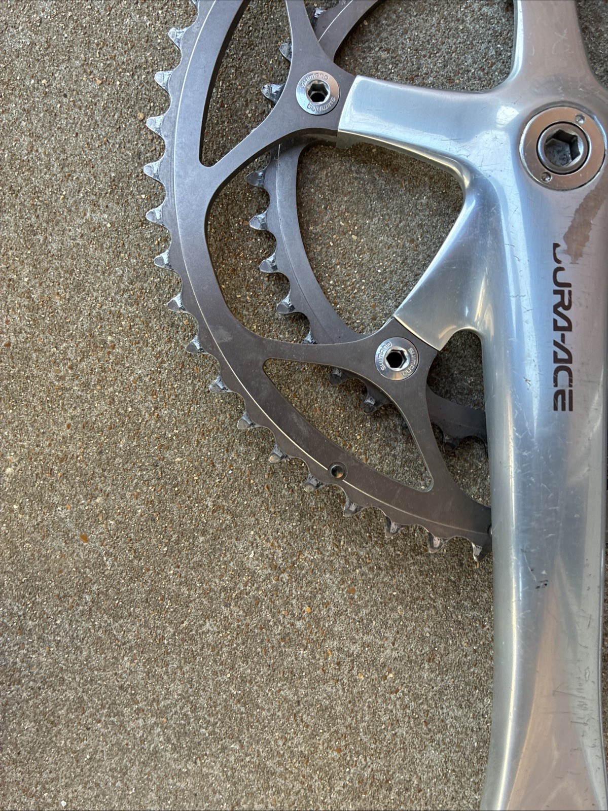 Shimano Dura Ace Crankset FC-7700 175mm 53/39 Double 130 BCD w/ BB-7700