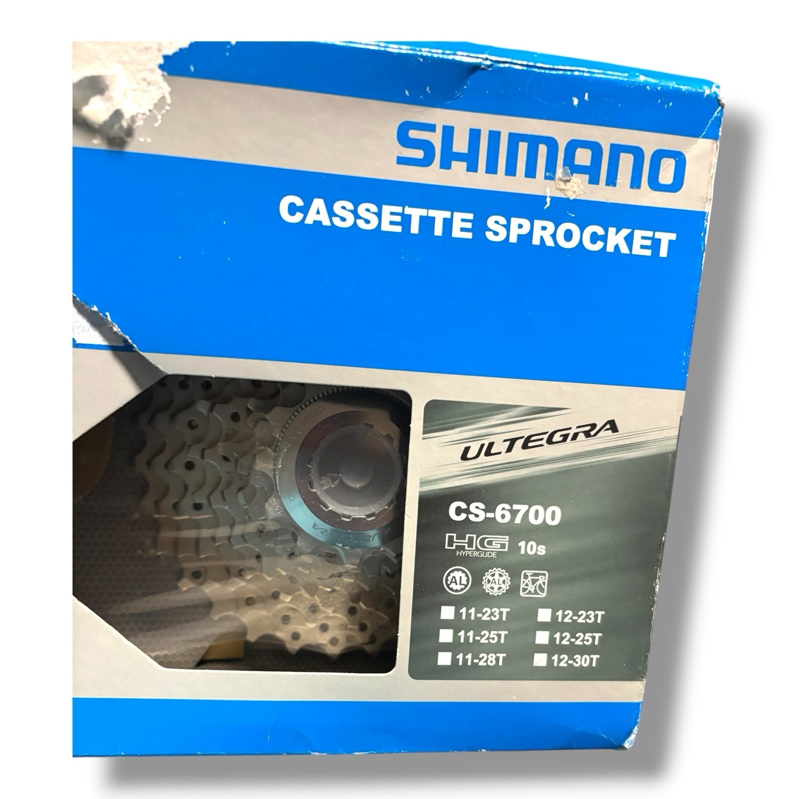 Shimano CS-6700 Ultegra 10-speed CASSETTE SPROCKET 12 – 30T New In Packaging