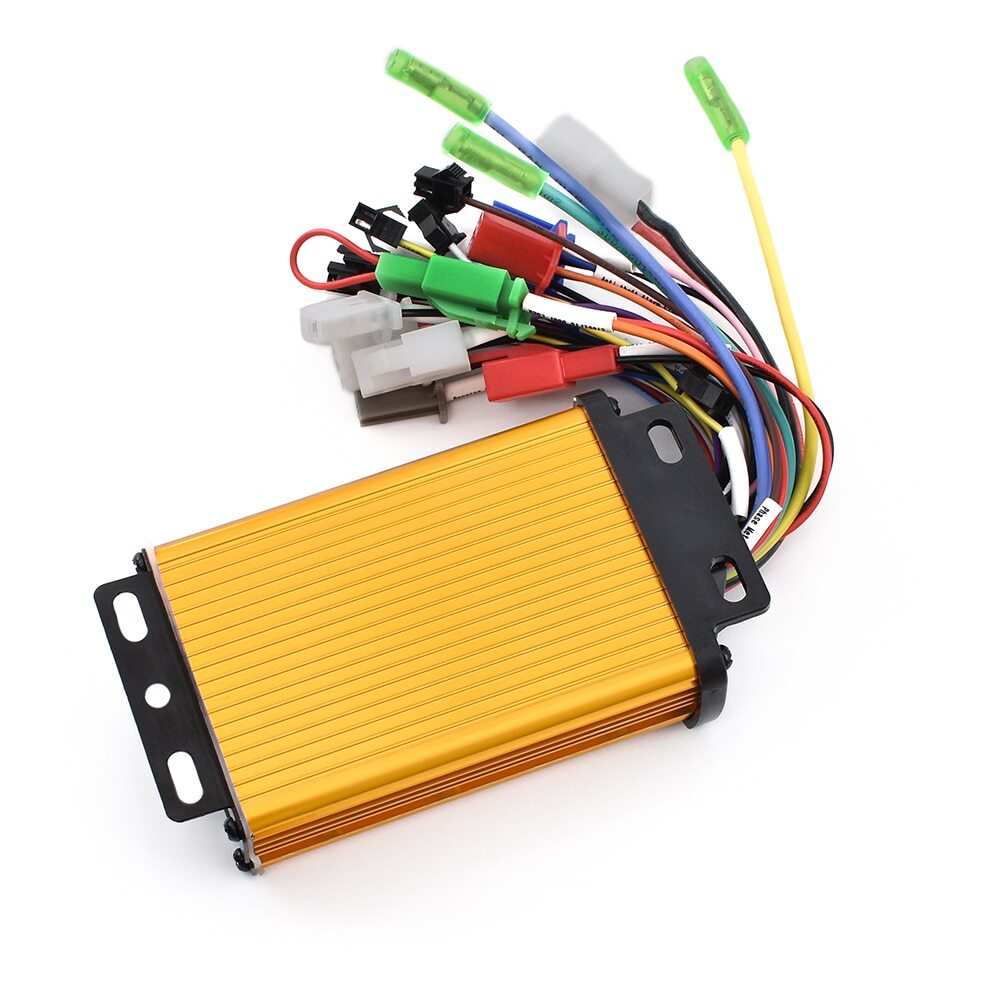 Brushless Motor Controller 36V 48V 350W 400W 3 Speed for E-Bike Electric Scooter
