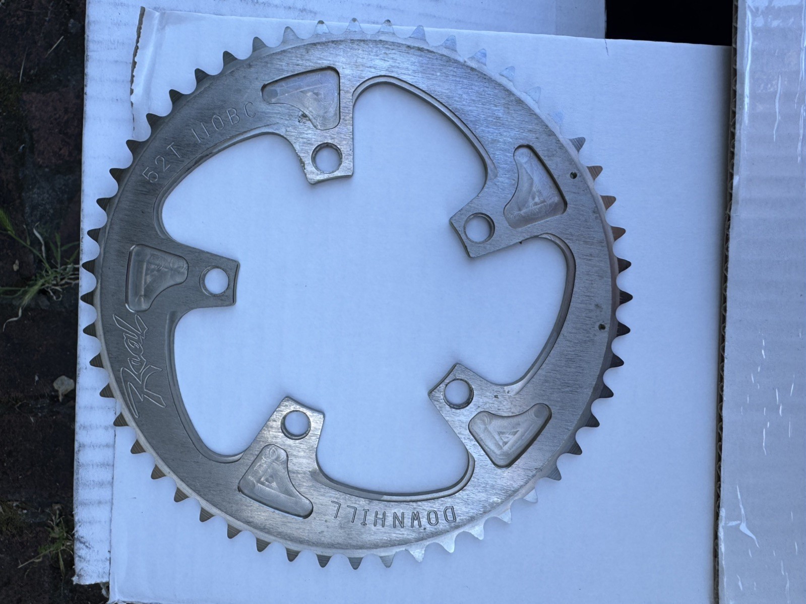 Real Design downhill Chainring 110mm BCD 52T NOS Vintage MTB Kooka