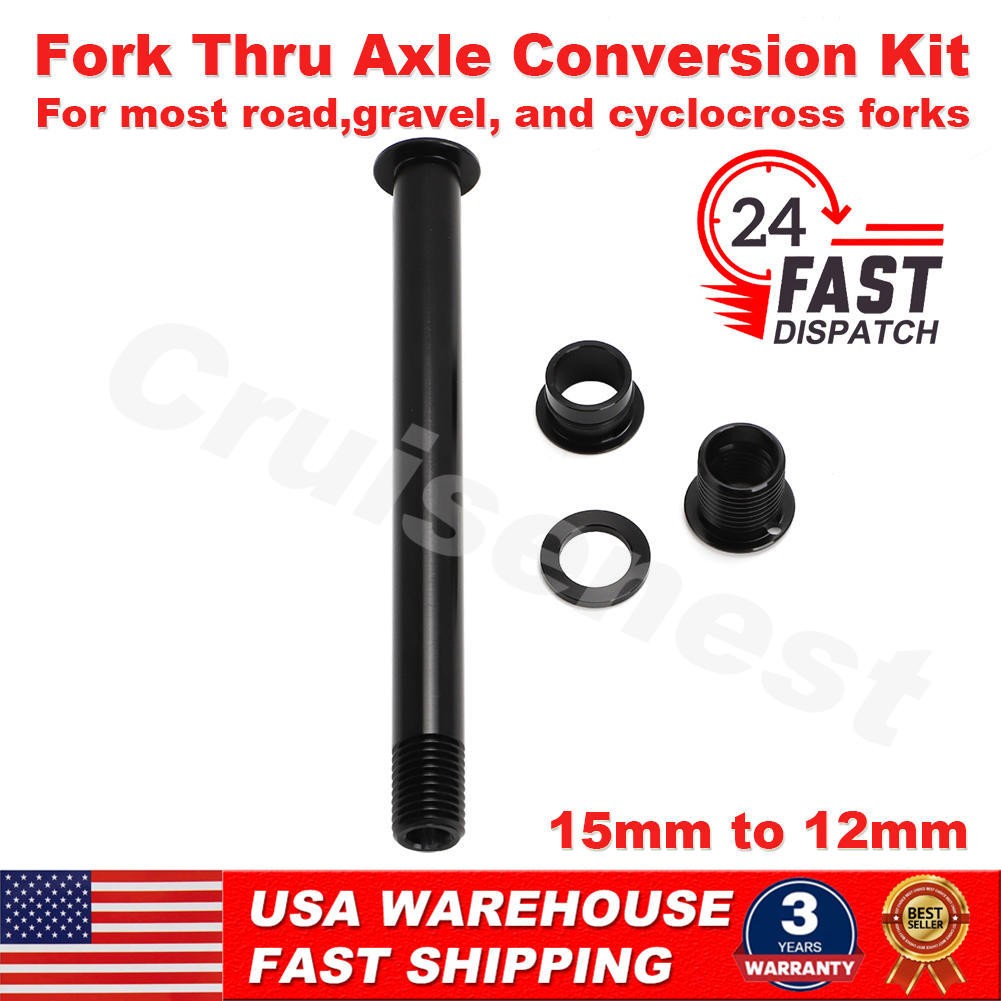 For Niner GT Whisky Kona Jamis Cyclocross 15-12mm Fork Thru Axle Conversion Kit
