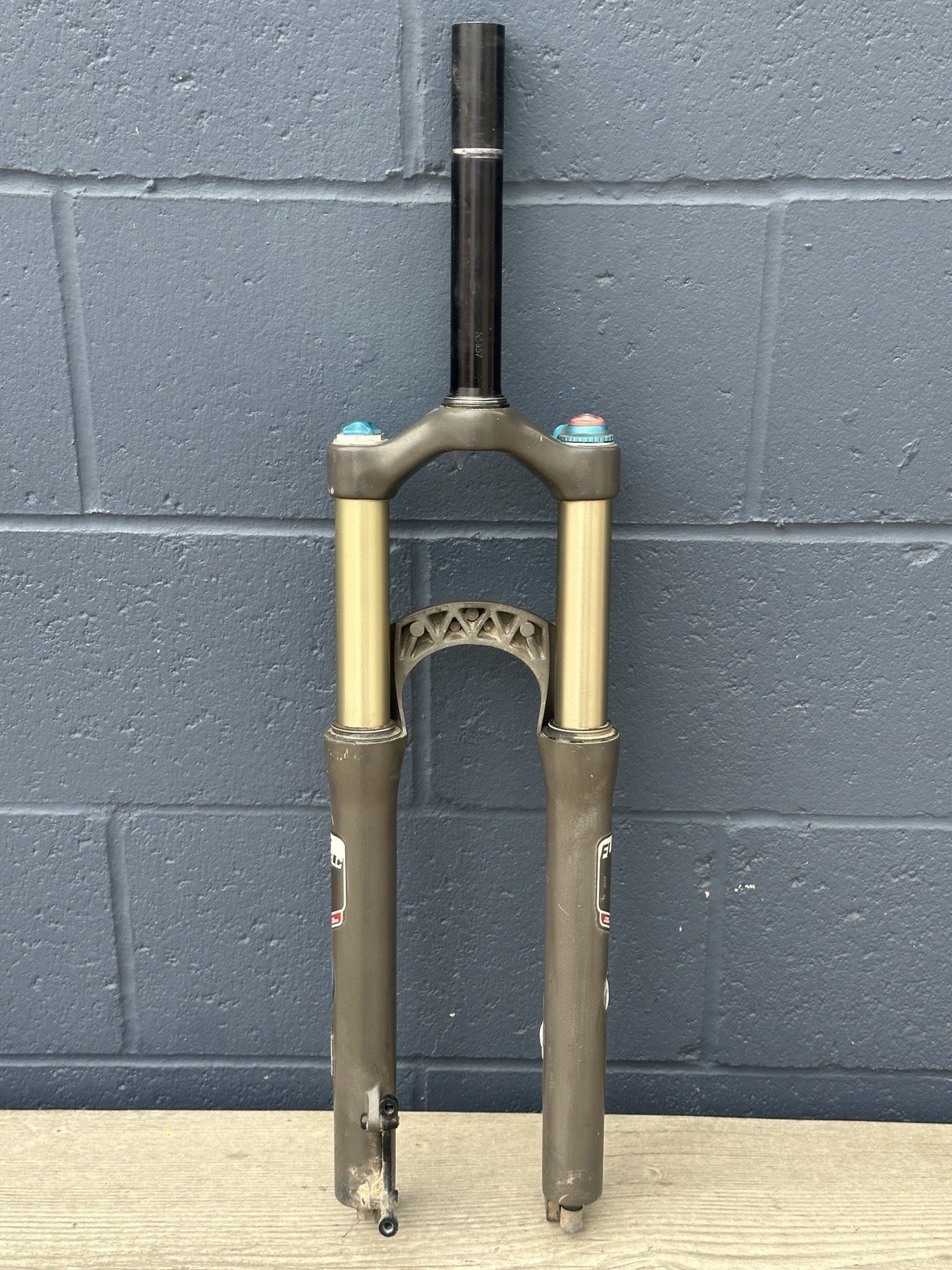 Fox Float RLC Fork 130mm 26in 100mm QR 1 1/8 Steerer Disc MTB Vintage