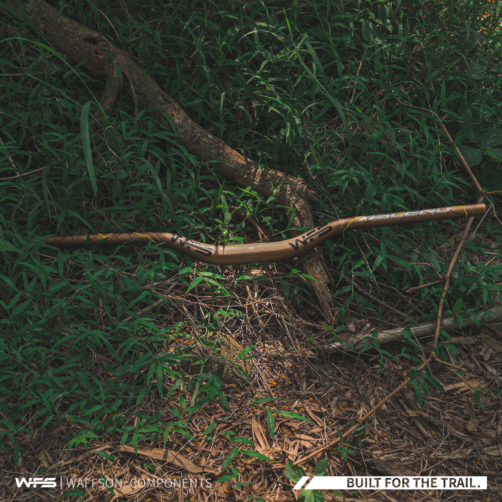 WFS Ascend 35 x 820mm Handlebar 40mm Rise, Cashmoney