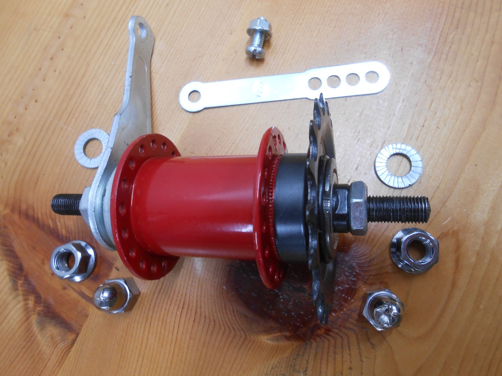 Vintage Falcon Rear SS Bike Hub RED 36H 18T Coaster Cruiser Schwinn 110mmKlunker