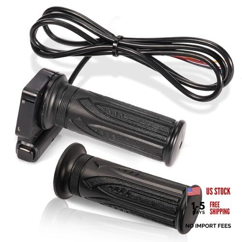 36V Electric Bike Scooter Throttle with Cruise Control Button, Handle Twist