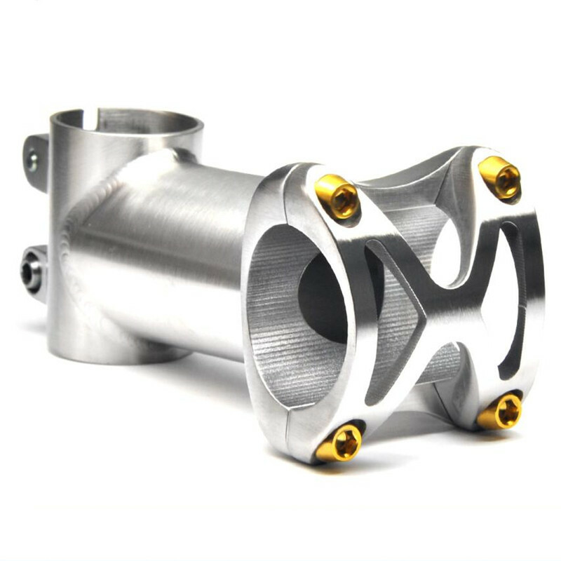 Titanium MTB Road Bike Bicycle Handlebar Stem 1″ 25.4mm 31.8mm 50-120mm 5°