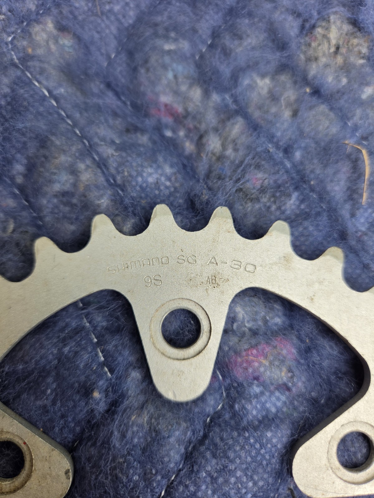 Vintage Shimano SG A-30 74mm BCD Chainring 9-speed Retro Japan Triple MTB Deore