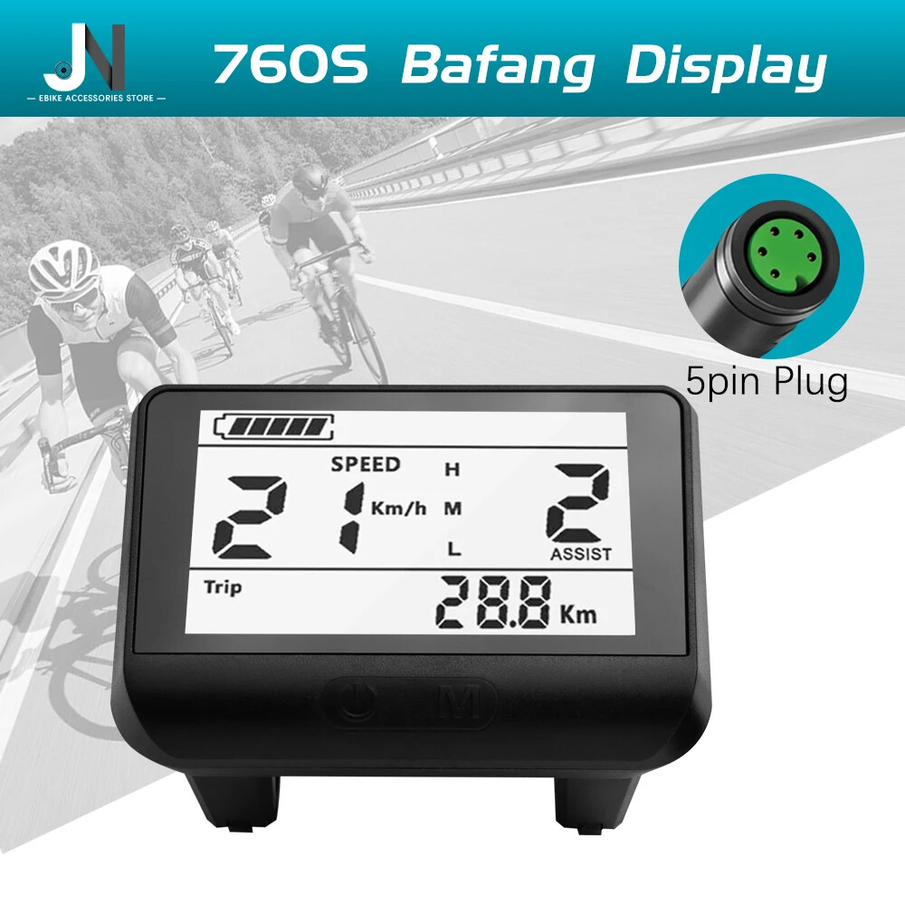 E-Bike LCD Display 760S UART Protocol for BBS01B BBS 02B BBSHD Mid Drive Motor