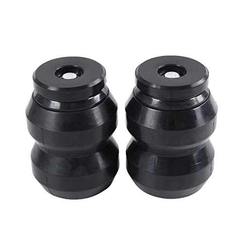 Rear Suspension Rubber Helper Spring Kit Compatible with 2009-2021 Dodge Ram