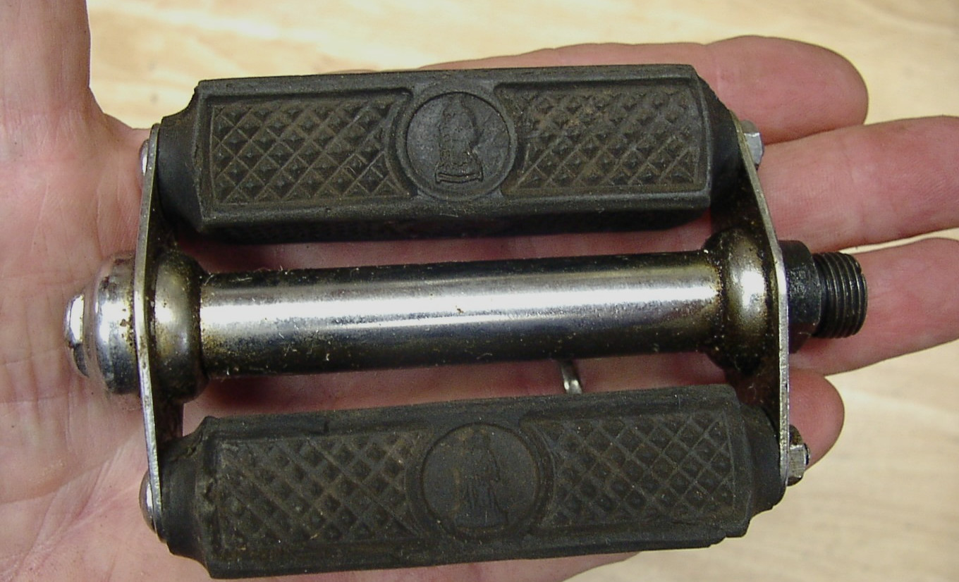 Vntg NOS UNUSED Bicycle Pedals W/Reflectors,3-1/2″ X 7/8″,Made In England,READ!
