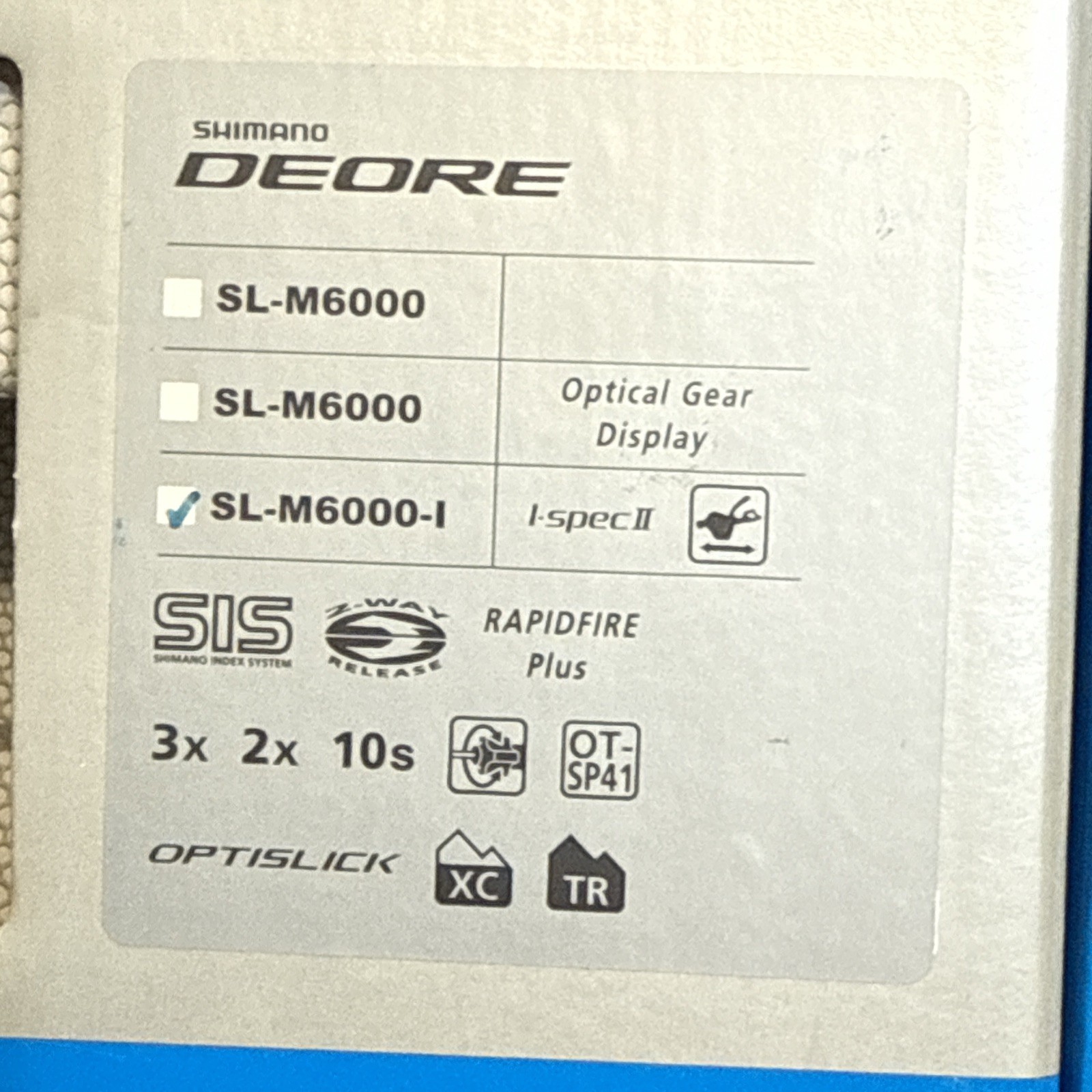 Shimano Deore SL-M6000-I 2/3 x 10-Speed I-Spec II Shift Lever Set, Black[caw]