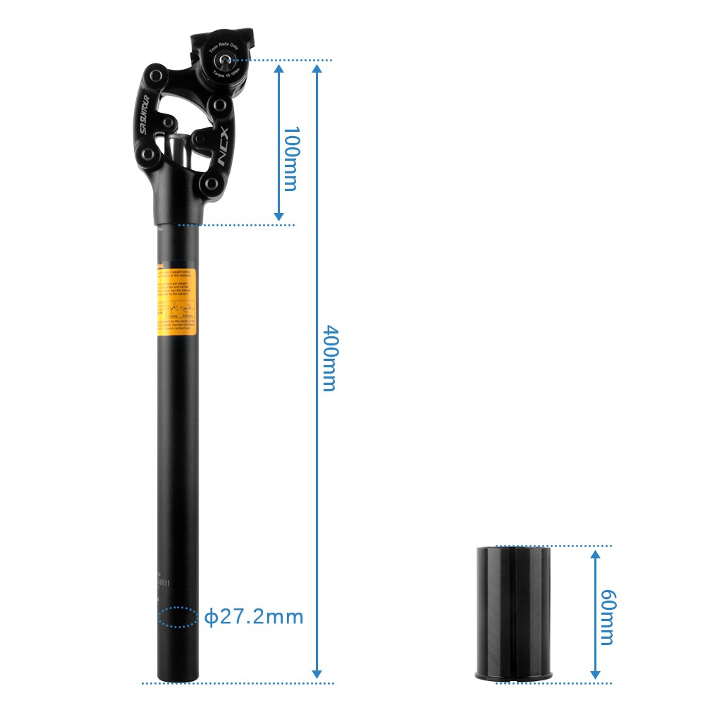 SR SUNTOUR SP12 NCX Suspension Seatpost 27.2/28.6/30.9/31.6/33.9 400mm MTB Shock