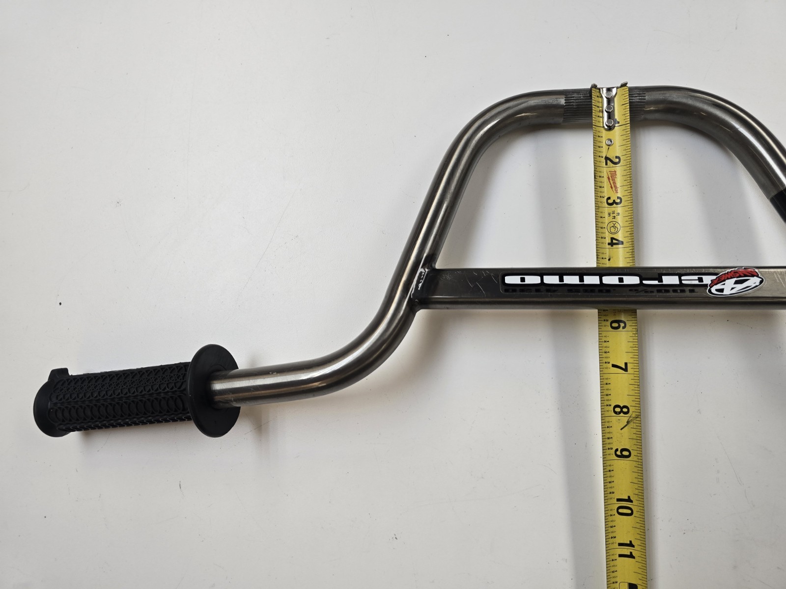 Answer Cruiser Handlebars Square Crossbar CrMo Raw Finish Mid School BMX Bars