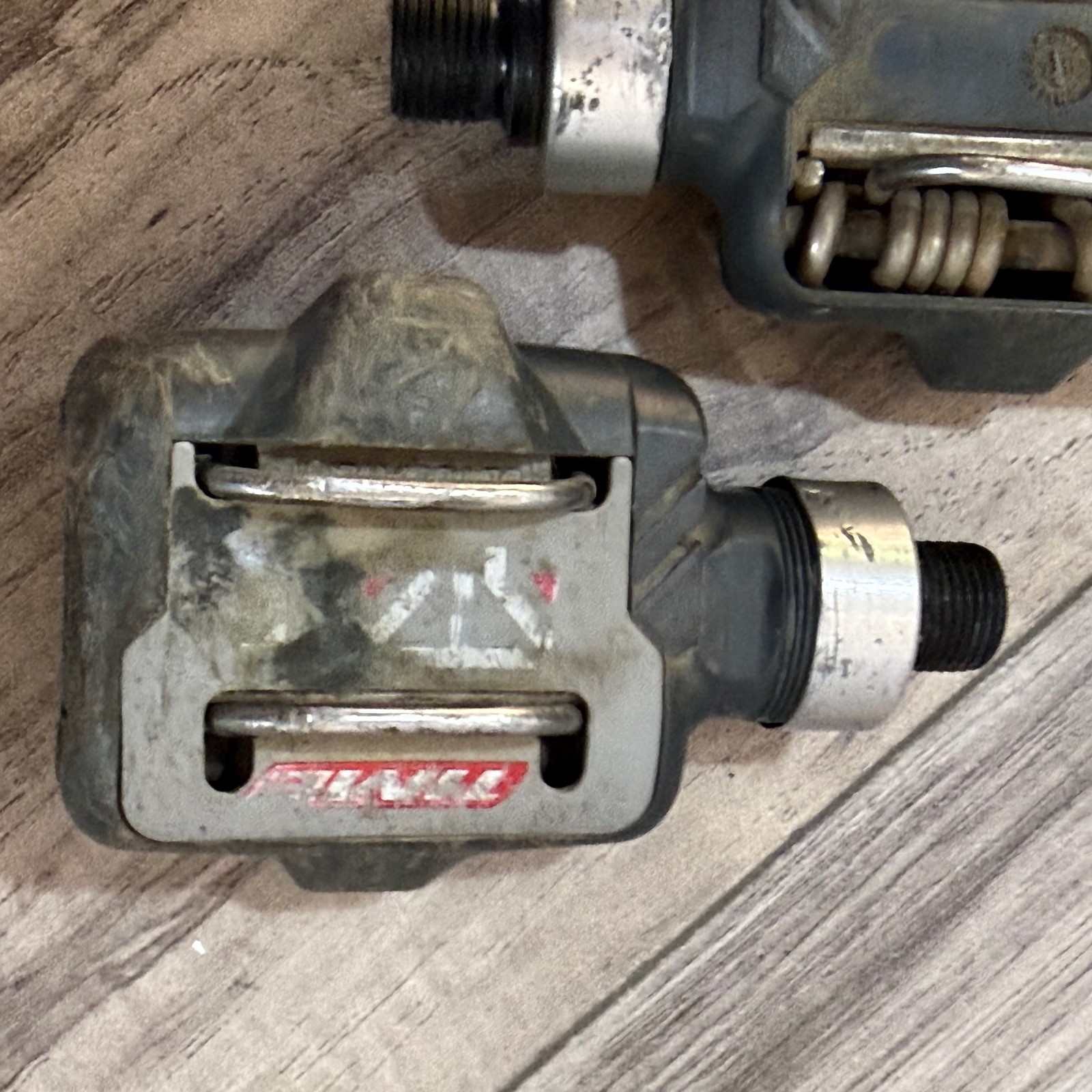Time ATAC MTB Composite Mountain Bike Clipless Pedals Gray MISSING PLATFORM