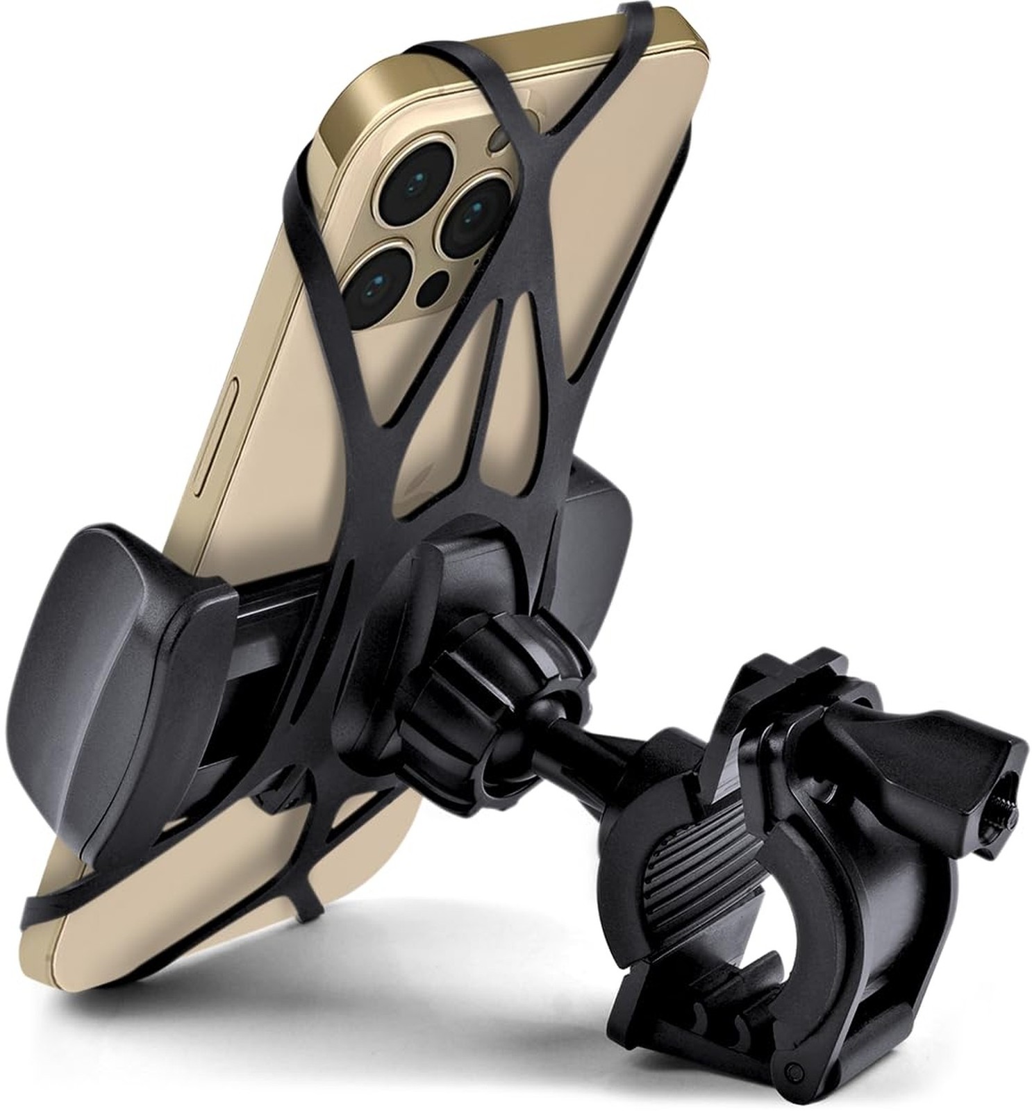 Bike & Motorcycle Phone Mount – for iPhone 16 Pro Max (15, 14, SE, Plus), Gal…