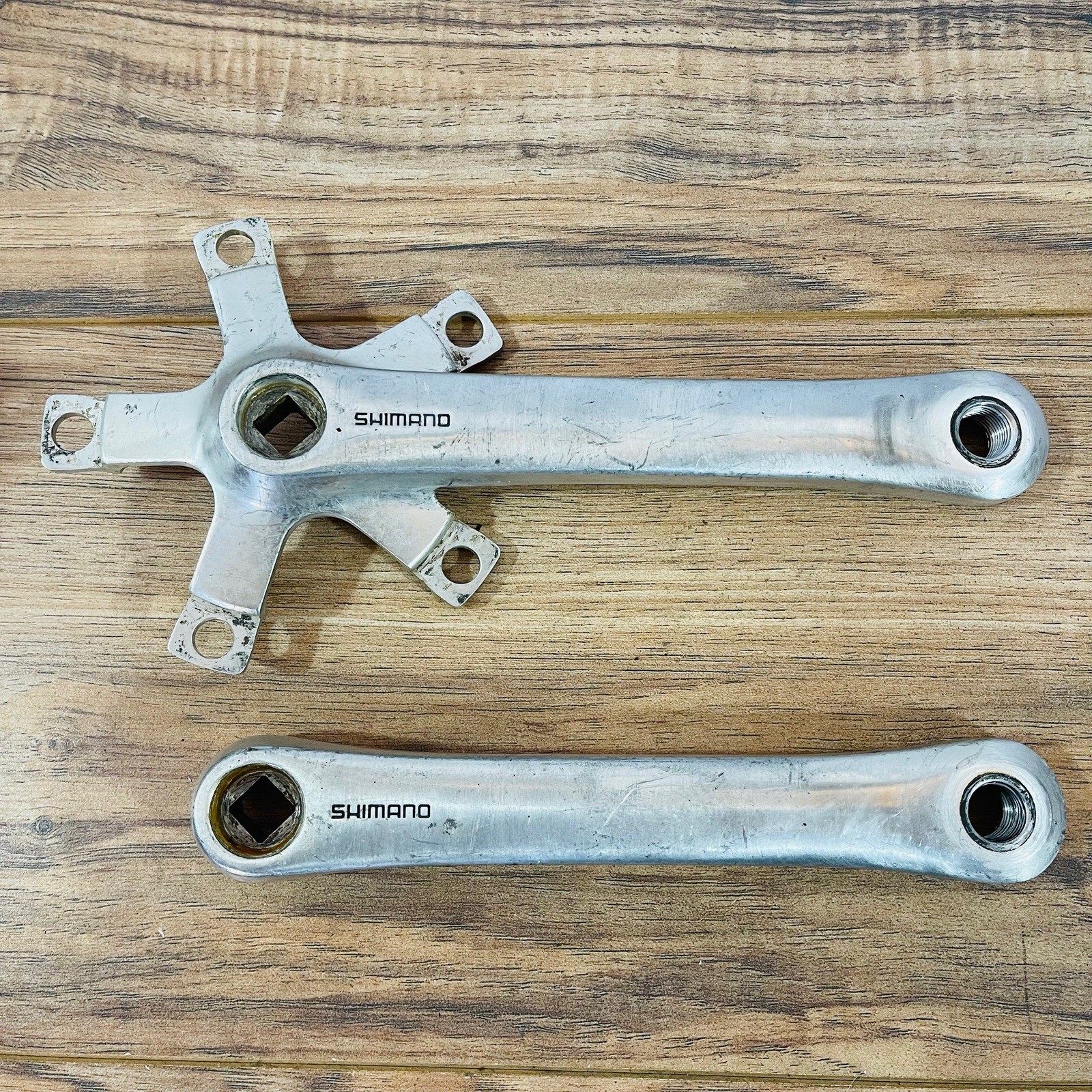 Vintage Shimano Deore XT FC-M730 175 Square Taper Crank Arms