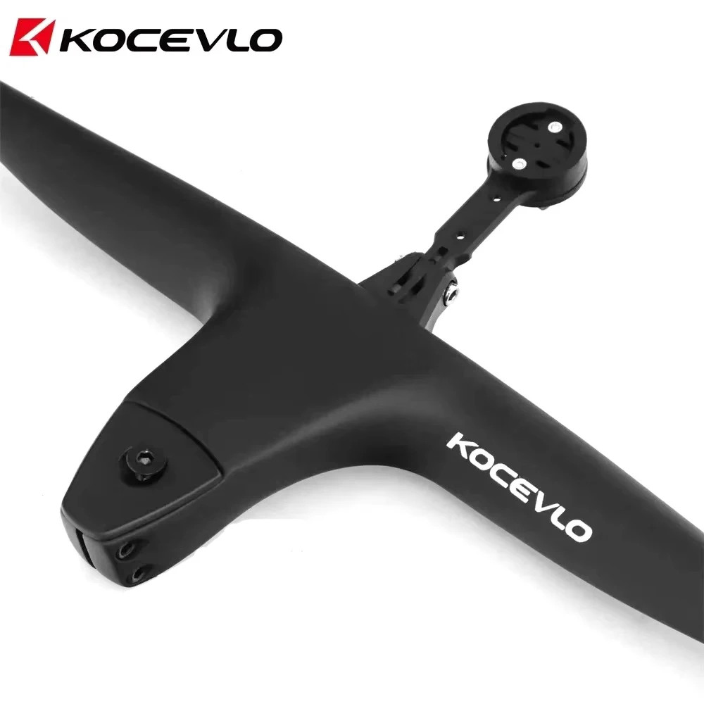 Carbon XC MTB Integrated Cockpit -17 Degree 28.6mm Steerer 740mm Flat T-Bar