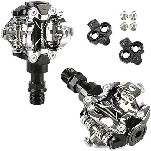 VENZO Compatible with Shimano SPD Mountain Bike CNC Cr-Mo Die-Cast Aluminum S…