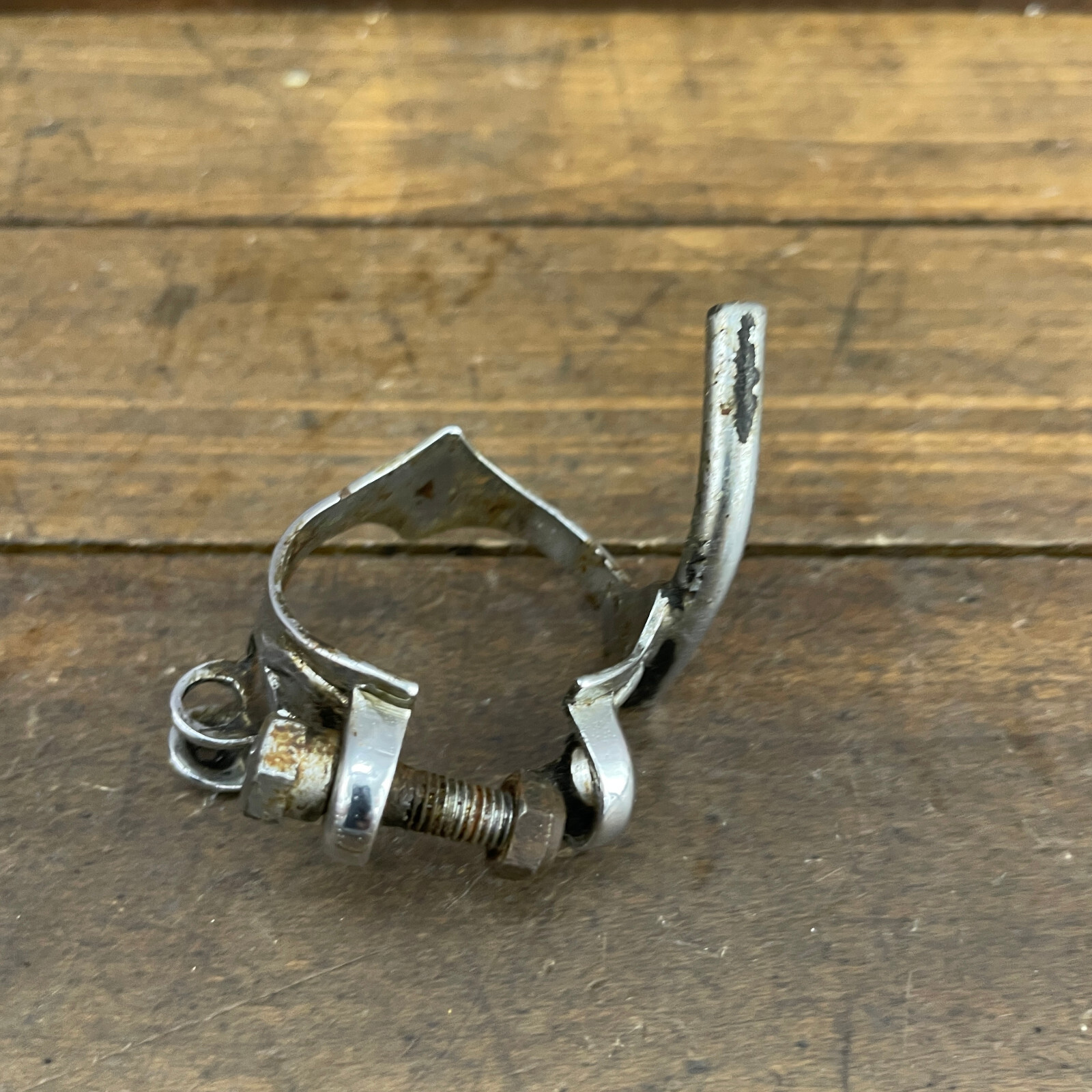 Vintage Campagnolo Cable Guide Clamp Bolt Nut Down Tube BREV 28.6 Short 70s B1