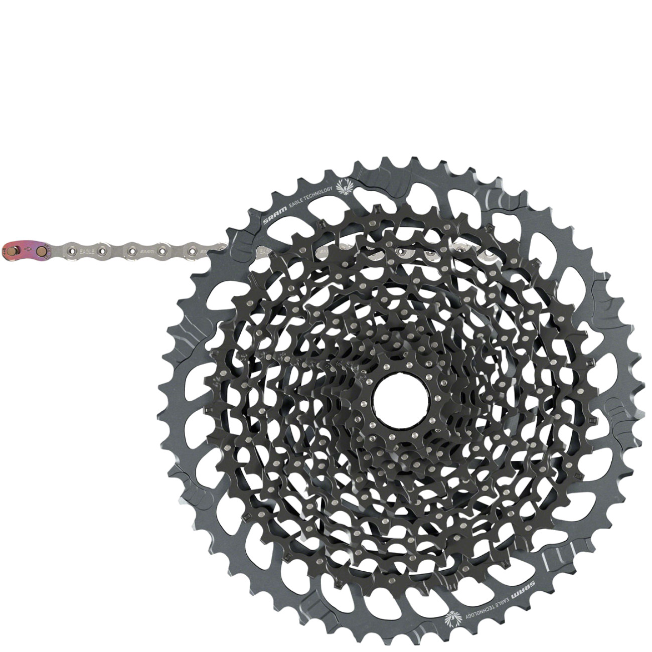 SRAM GX Eagle XG-1275 12-Speed Cassette & X01 Eagle Chain – Durable,