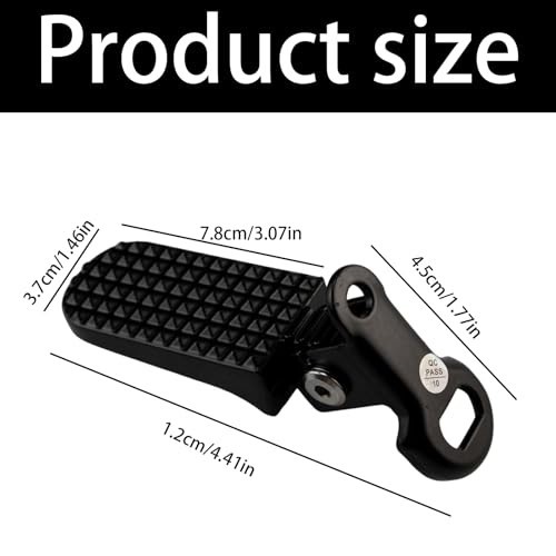 1 Pair Mini Folding Bicycle Rear Foot Pegs for Mountain Bike E-Bike
