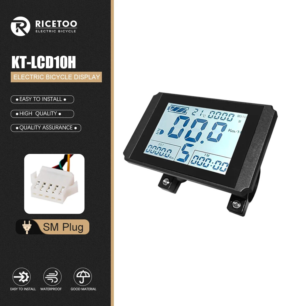 Electric Bicycle Display KT LCD3 LCD4 LCD5 LCD8H LCD9R 24V 36V 48V 72V Display