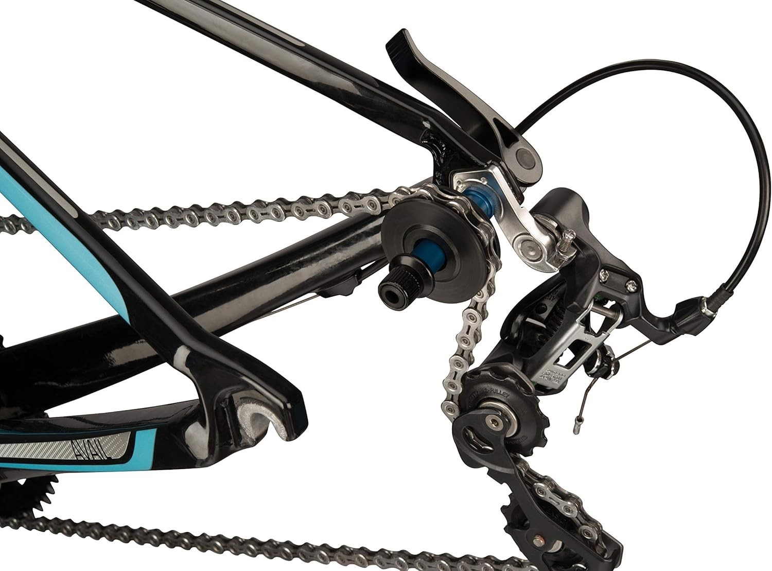 Lightweight DH-1 Dummy Hub for Easy Chain Cleaning and Bike Transport