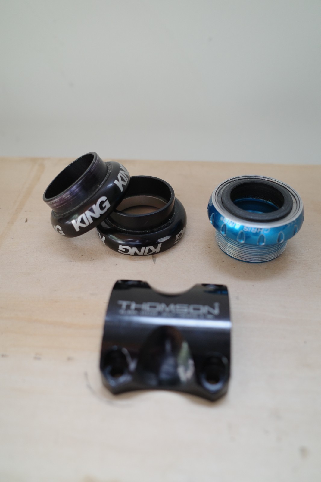 Lot of Chris King Headset 1- 1/8″ Thomson Faceplate Parts