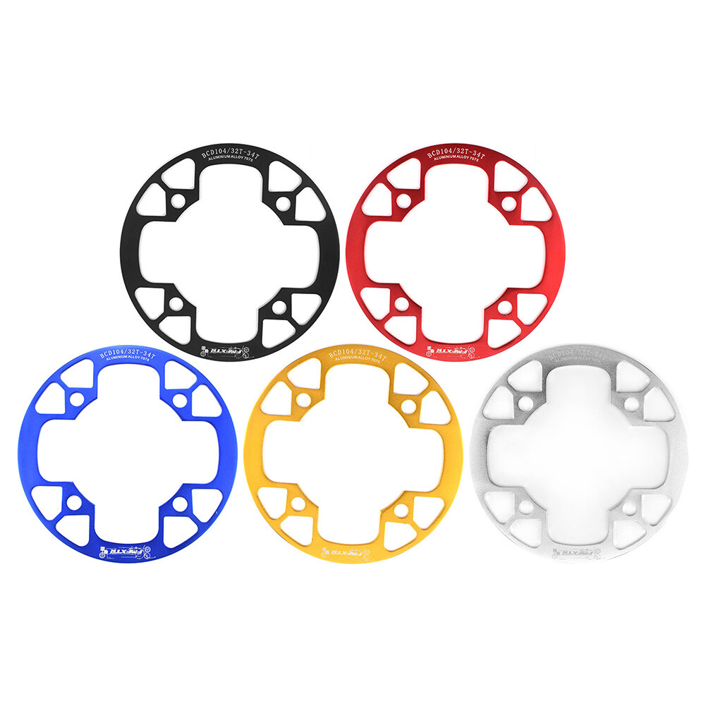 Aluminum Chainring Guard 104BCD 32-42T MTB Bike Crankset Sprockets Chainwheel
