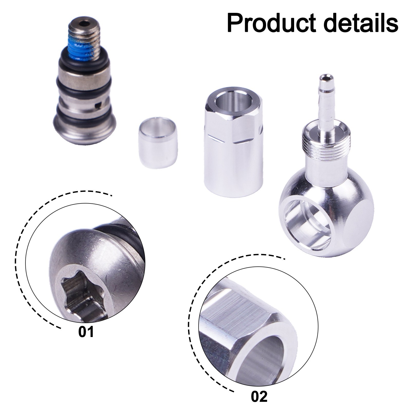 Sleek Aluminium Banjo Fitting with Reliable M5 Bolt for ZOOM875e Brakes