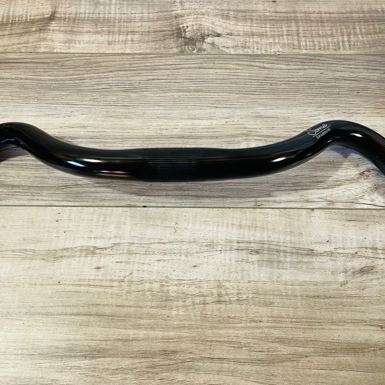 Soma Sparrow 560mm Handlebar Black 25.4 50mm Rise 55 Degree Sweep