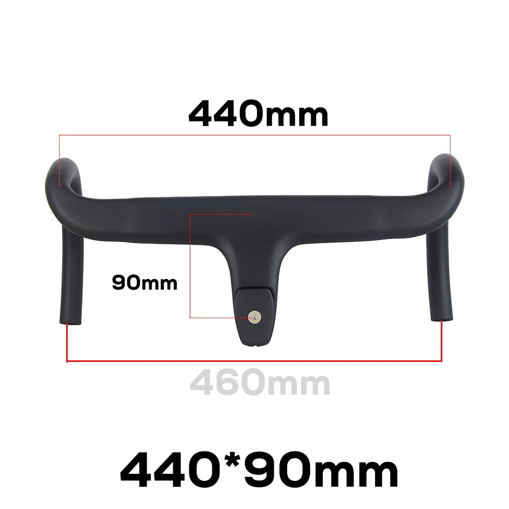 Road Bike Integrated Handlebar Cable Di2 Full Carbon Handlebar with Spacers Part