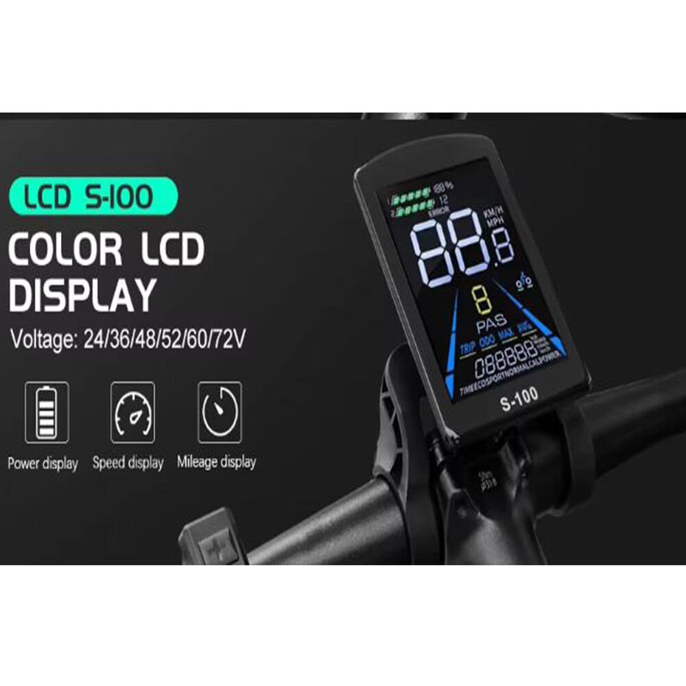 E-bike 17A 26A 30A 3-Mode Sine Wave Controller 36V 48V 250W-1000W w/ Display Set