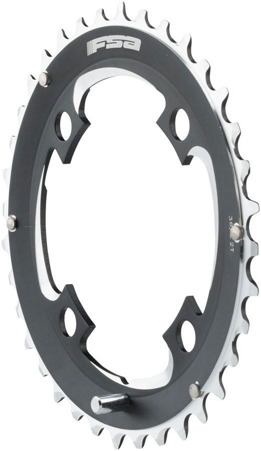 FSA Pro MTB 11 Speed Outer Chainring 36T 96mm BCD 4 Bolt Black Aluminum