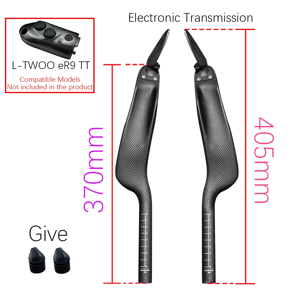 Carbon TT Bike Rest Handlebar Triathlon Time Trial Electronic Transmission Bar