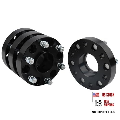 6X5.5 Wheel Spacers Compatible for Chevy Silverrado 1500 99 6×5.5-1.25in-4PCS