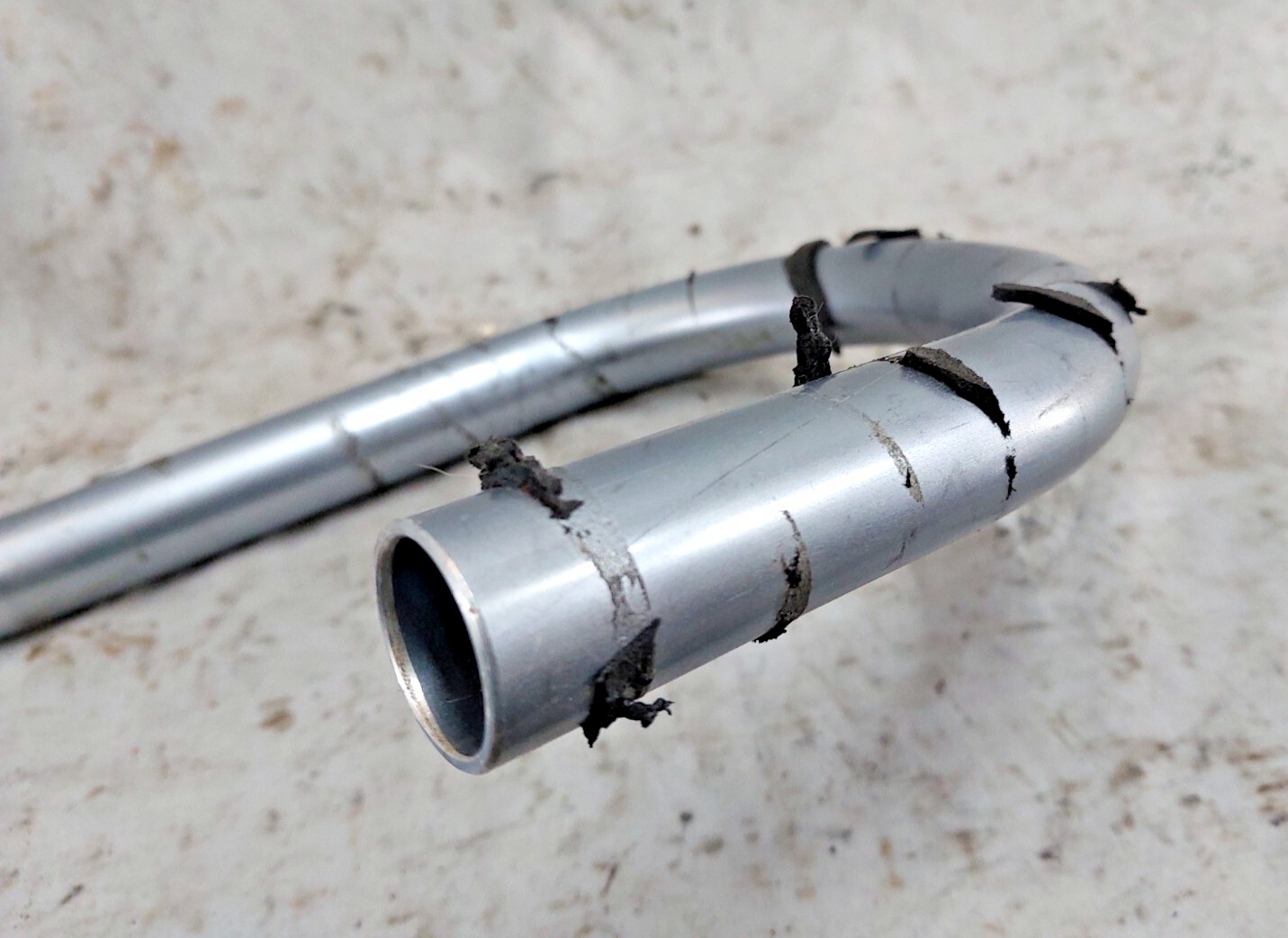 Scott AT-3 Bullhorn MTB Bike Handlebar 25.4mm 290g 1″ Rise Silver USA Shipper :)
