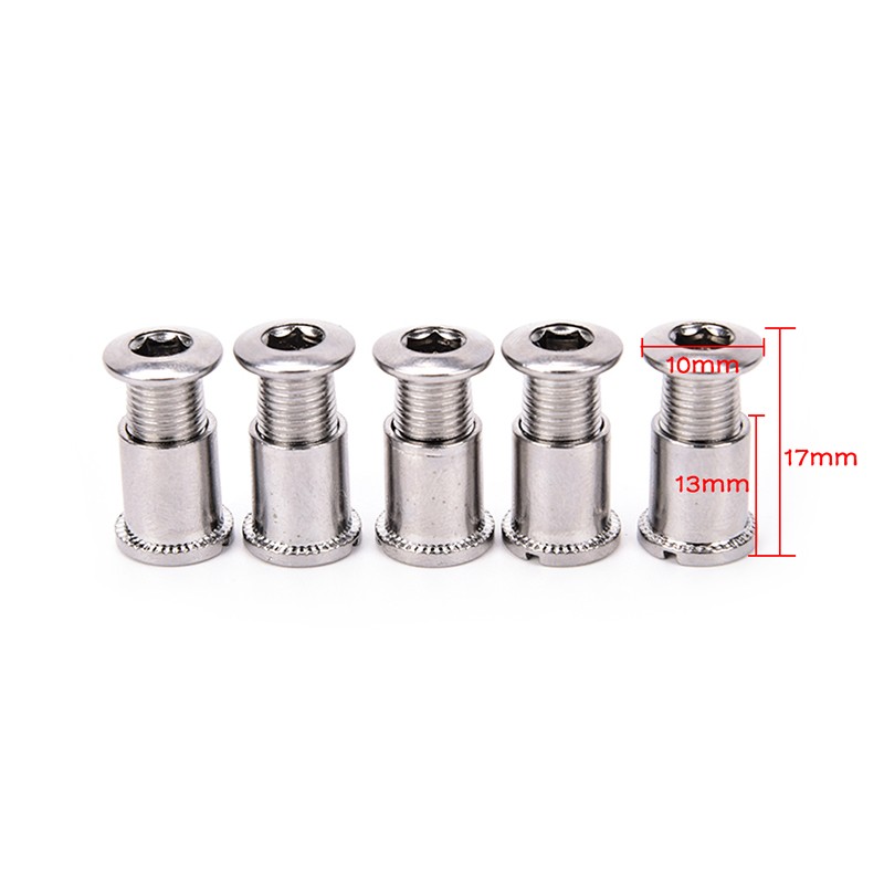 5Pair Crankset Bolts Crank Bolts Bike Chainring Bolts Bicycle Crank Screws NYJSE