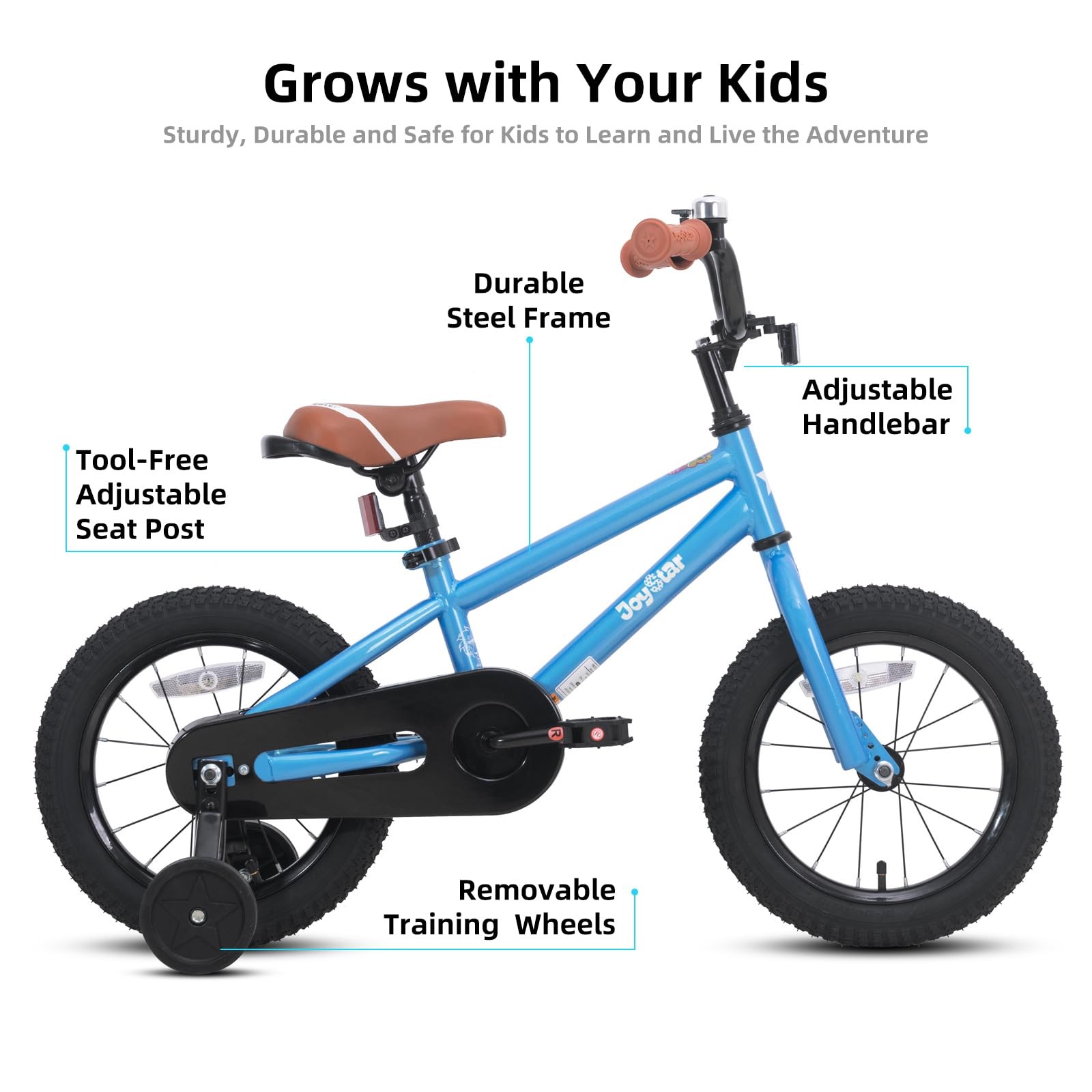 Joystar 14 Inch Kids Bike For 3 4 5 Years Boys Girls Gifts Children Bicycle