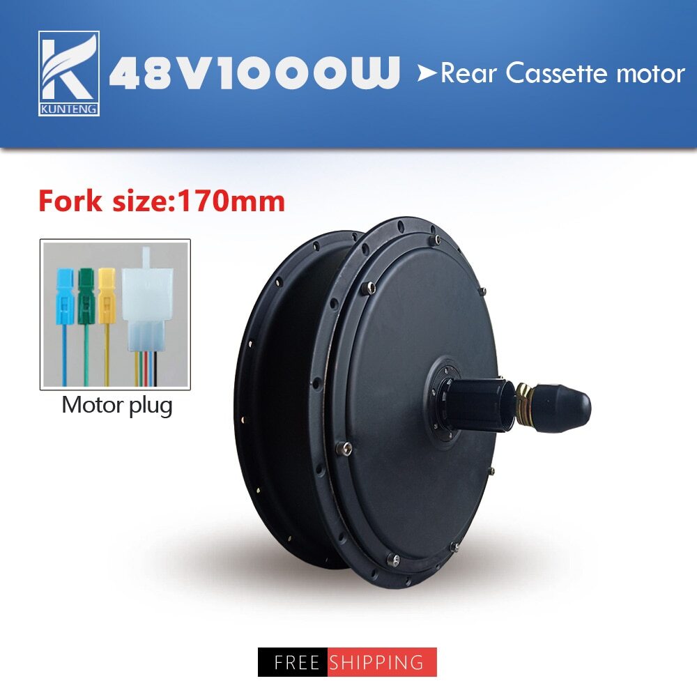Fat Tire Bicycle 48V 1000W 1500W 72V 3000W Snow Ebike Brushless Gearless Motor