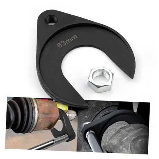 63mm Inner CV Axle Puller Removal Tool with Nut, Front Wheel Drive Axle 63cm