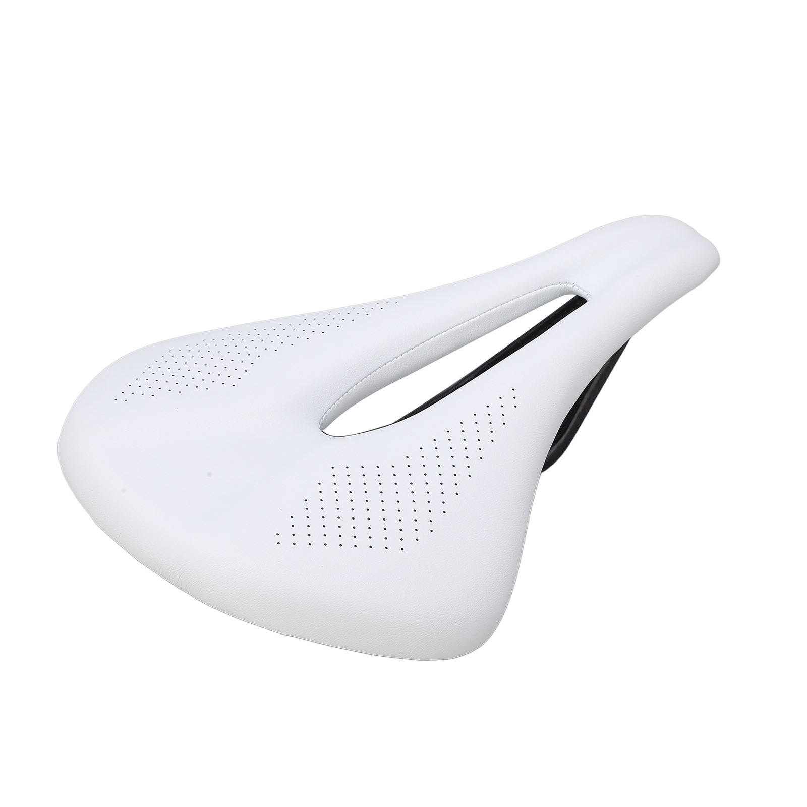 155mm Widen Carbon Fiber Leather Saddle Cushion Hollow Cycling Road NEW